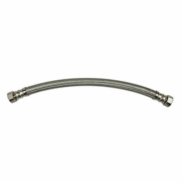 Danco 59782A Supply Line Hose, Flexible, 3/4in Inlet, FIP Inlet, 3/4in Outlet, FIP Outlet, PVC/SS Tubing 59782